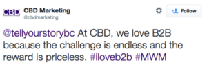 CBD Marketing Twitter